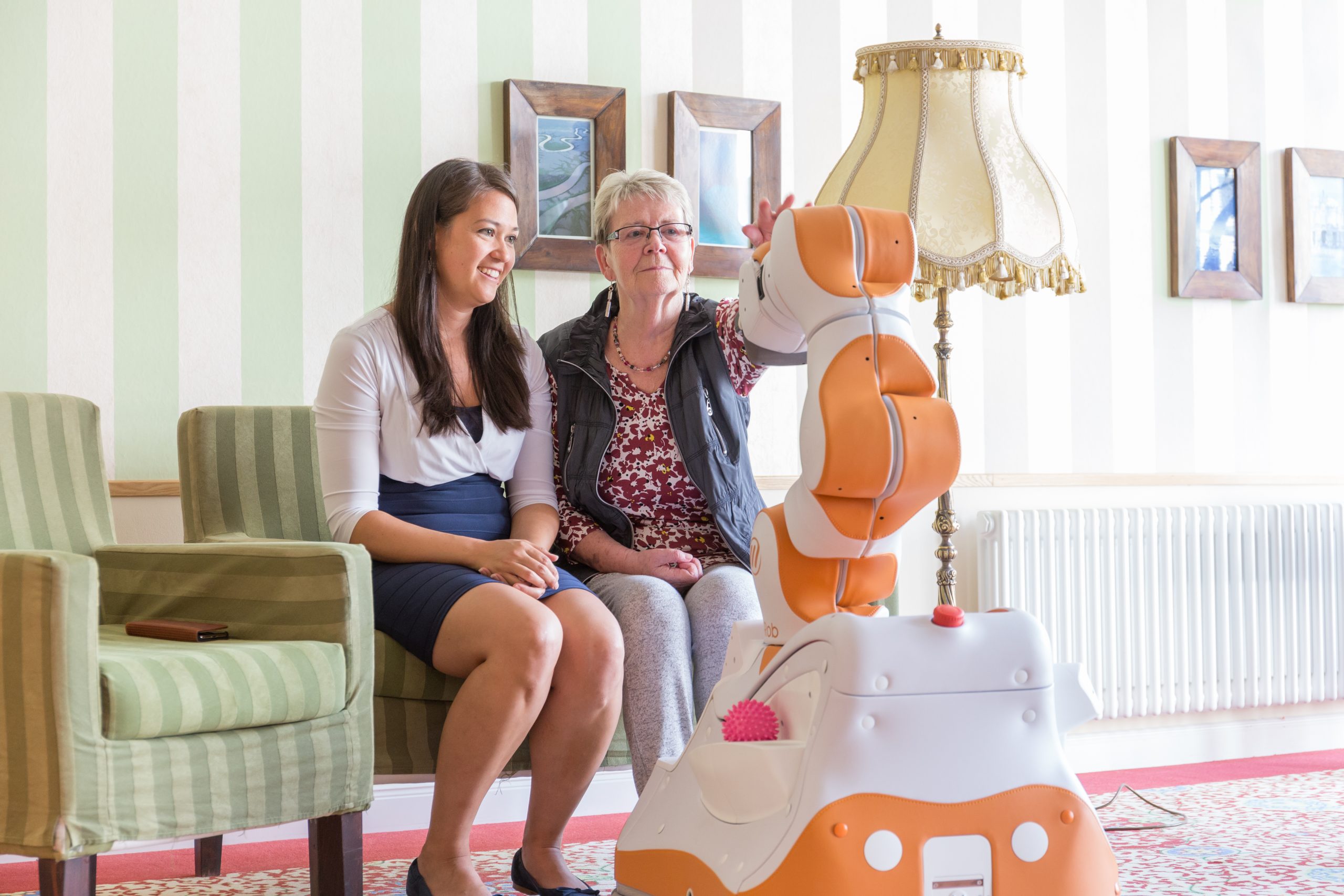 Robots Take Care of Elderly People - F&P Robotics